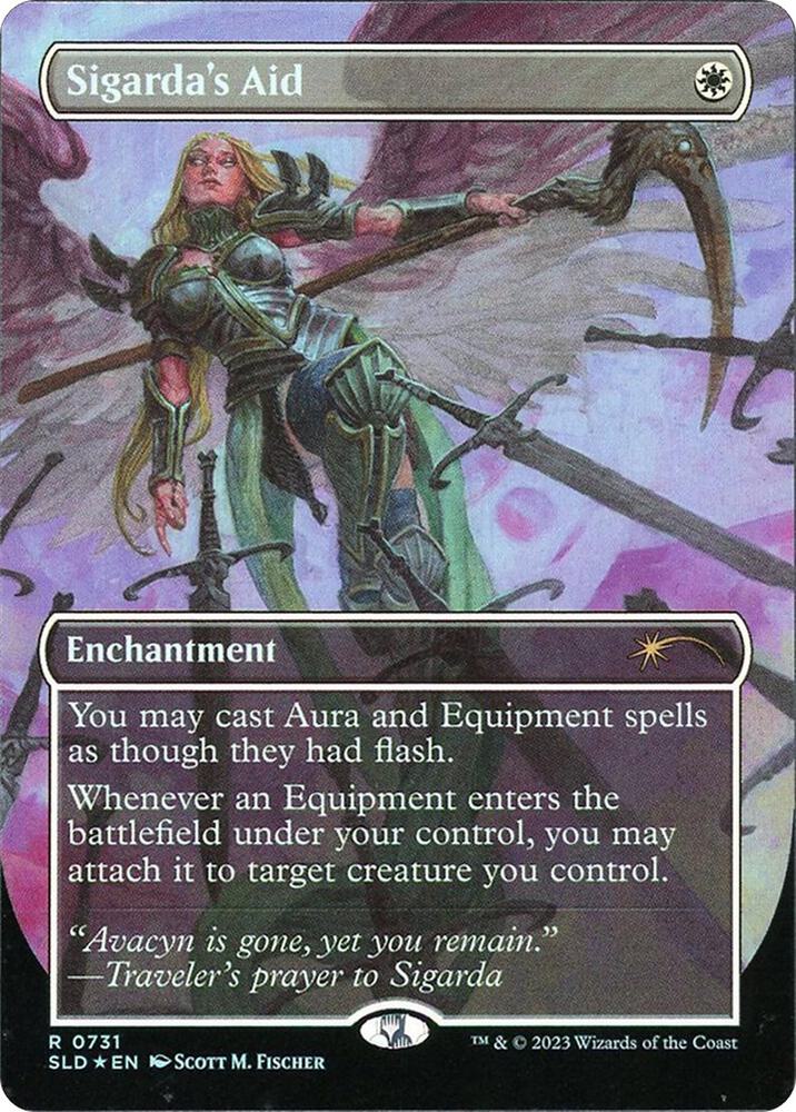 Sigardas Aid 731 (Secret Lair Drop Series)  - Foil | Good Games Adelaide SA