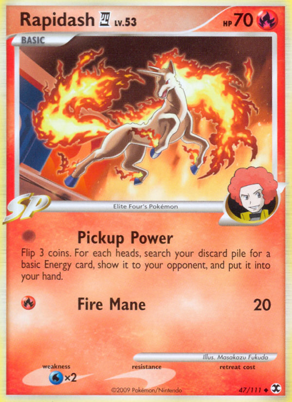 Rapidash (47/111) [Platinum: Rising Rivals] | Good Games Adelaide SA