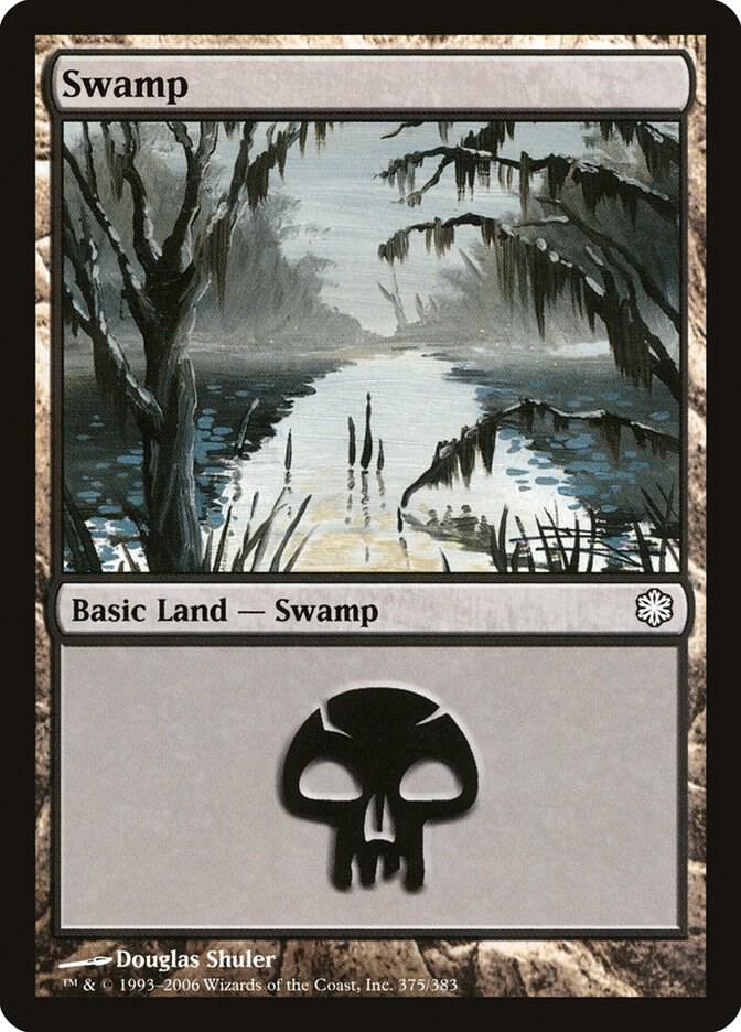 Swamp 375 (Coldsnap Theme Deck Reprints)  | Good Games Adelaide SA