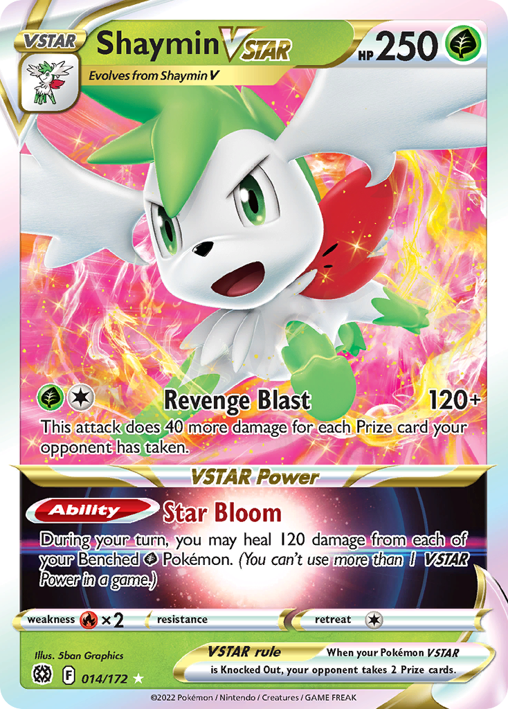 Shaymin VSTAR (014/172) (Jumbo Card) [Sword & Shield: Brilliant Stars] | Good Games Adelaide SA