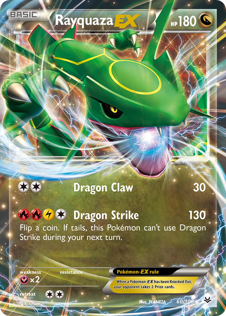 Rayquaza EX (60/108) [XY: Roaring Skies] | Good Games Adelaide SA
