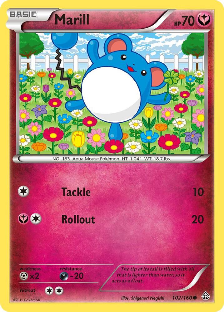 Marill 102/160 (XY - Primal Clash)  | Good Games Adelaide SA