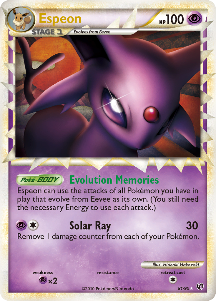 Espeon (81/90) [HeartGold & SoulSilver: Undaunted] | Good Games Adelaide SA