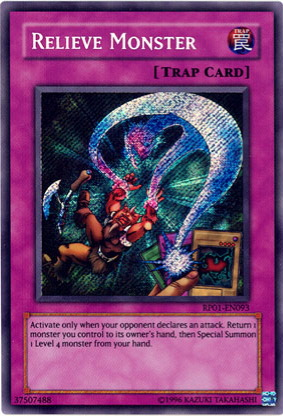 Relieve Monster [RP01-EN093] Secret Rare | Good Games Adelaide SA