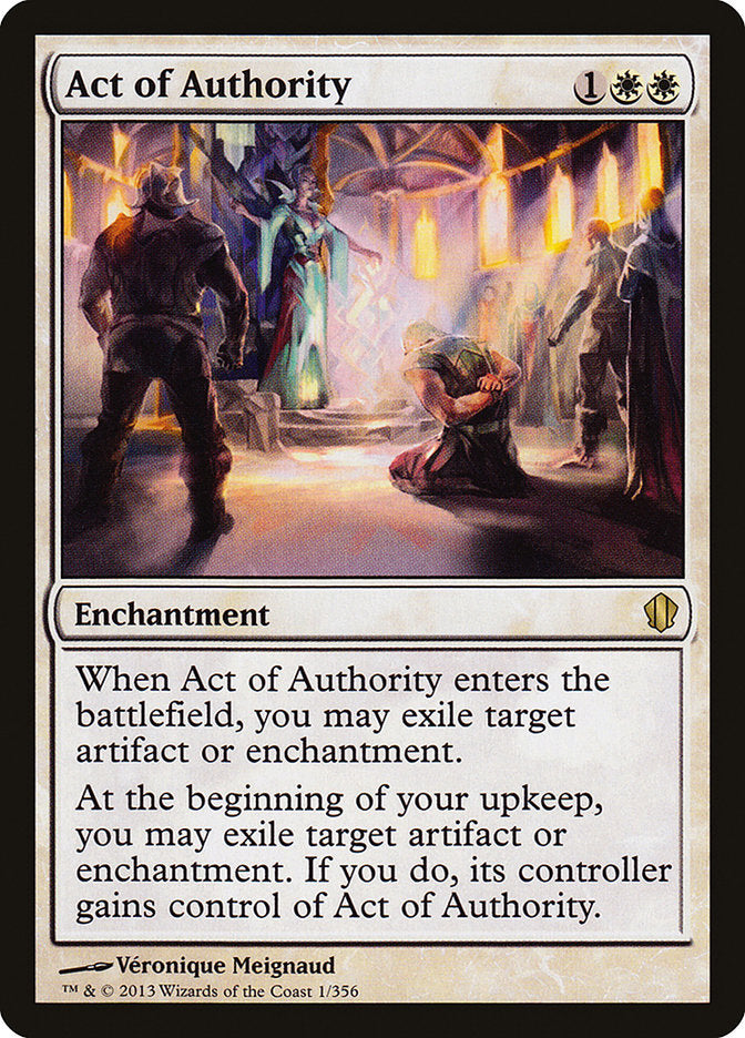 Act of Authority 1 (Commander 2013)  | Good Games Adelaide SA