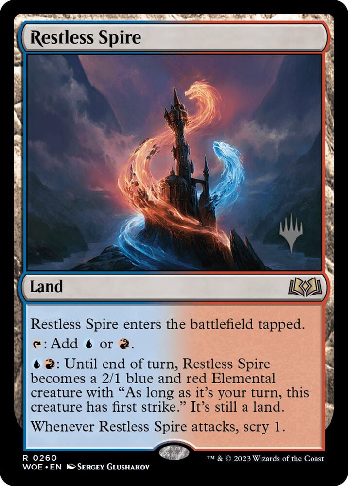Restless Spire 260 (Promo Pack: Wilds of Eldraine)  - Foil | Good Games Adelaide SA