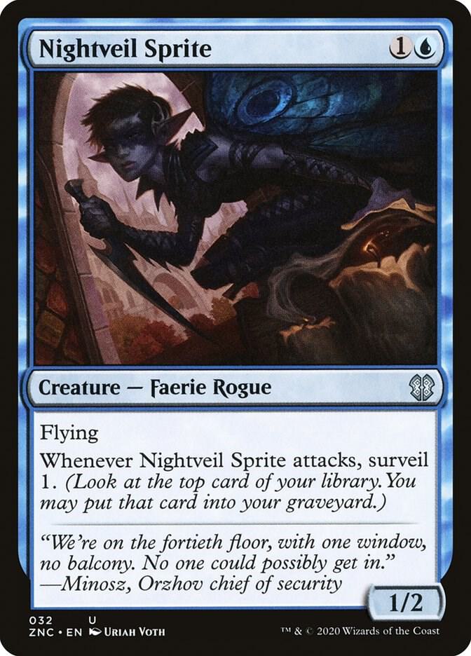 Nightveil Sprite 32 (Commander: Zendikar Rising)  | Good Games Adelaide SA