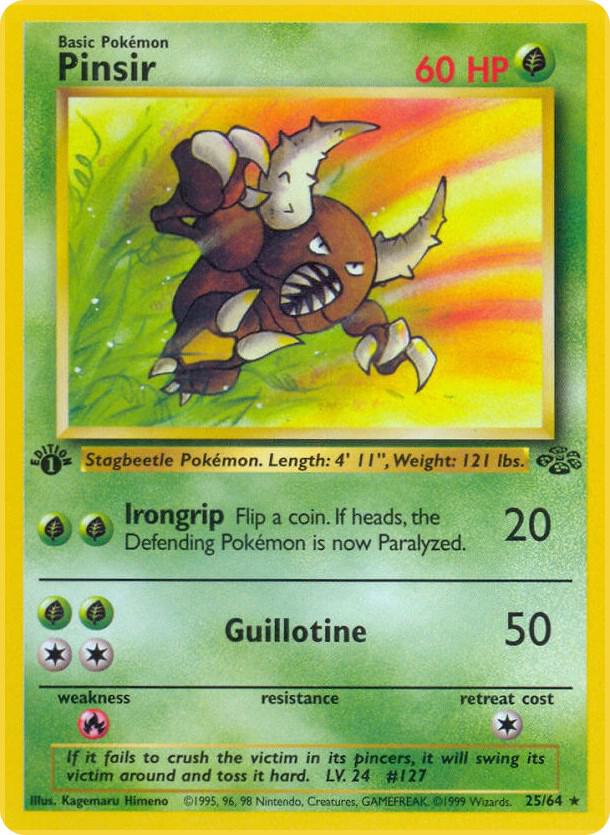 Pinsir 25/64 (Jungle)  - 1st Edition | Good Games Adelaide SA