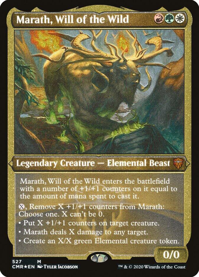 Marath Will of the Wild Foil Etched 527 (Commander Legends)  - Foil | Good Games Adelaide SA