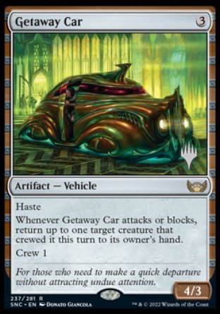 Getaway Car (Promo Pack) [Streets of New Capenna Promos] | Good Games Adelaide SA