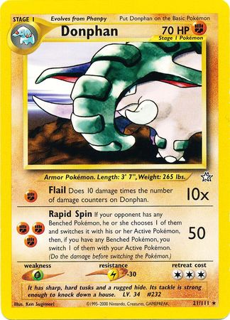 Donphan (21/111) [Neo Genesis Unlimited] | Good Games Adelaide SA