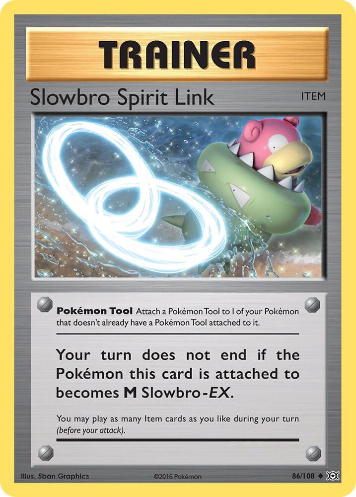 Slowbro Spirit Link 86/108 (XY - Evolutions)  | Good Games Adelaide SA