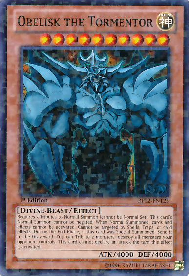 Obelisk the Tormentor [BP02-EN125] Mosaic Rare | Good Games Adelaide SA