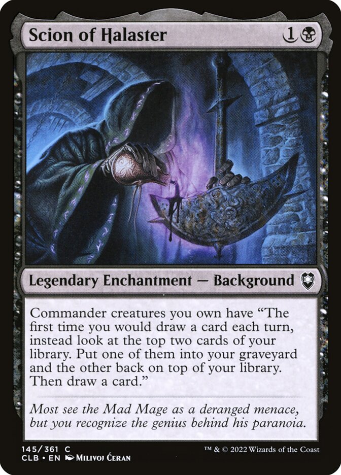 Scion of Halaster 145 (Commander Legends: Battle for Baldur's Gate)  - Foil | Good Games Adelaide SA