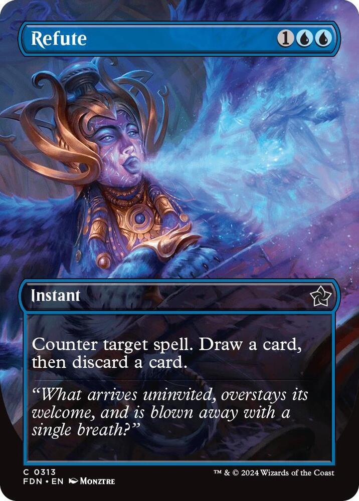Refute 313 (Foundations)  - Foil | Good Games Adelaide SA