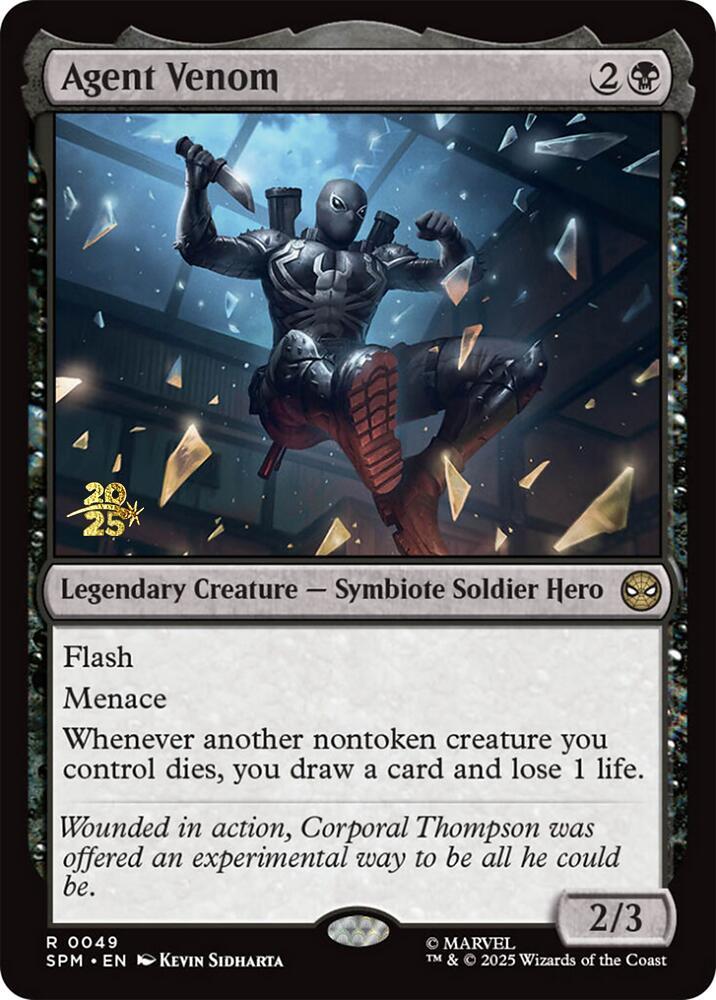 Agent Venom 49 (Prerelease Cards)  - PreRelease Foil | Good Games Adelaide SA
