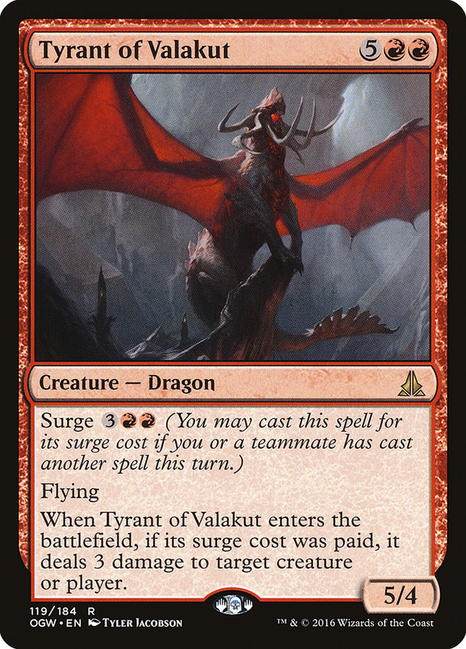 Tyrant of Valakut [Oath of the Gatewatch] | Good Games Adelaide SA