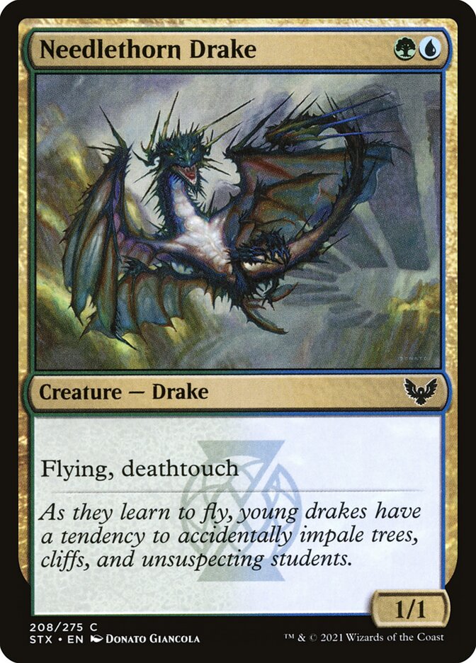 Needlethorn Drake 208 (Strixhaven: School of Mages)  | Good Games Adelaide SA