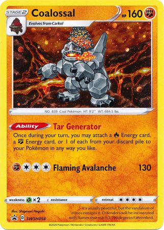 Coalossal (SWSH054) [Sword & Shield: Black Star Promos] | Good Games Adelaide SA
