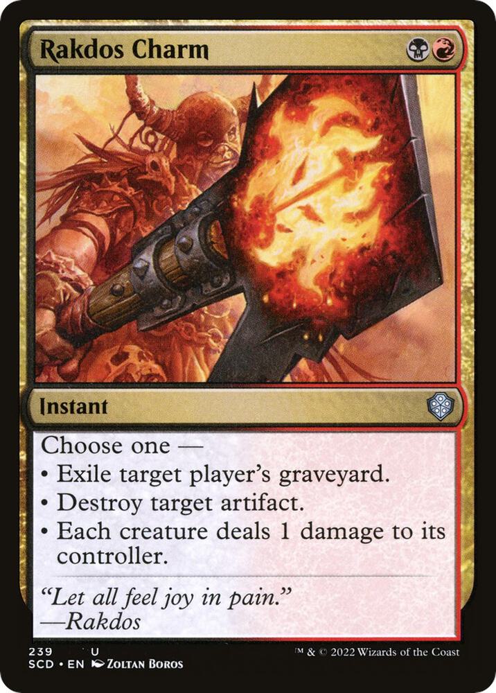 Rakdos Charm 239 (Starter Commander Decks)  | Good Games Adelaide SA