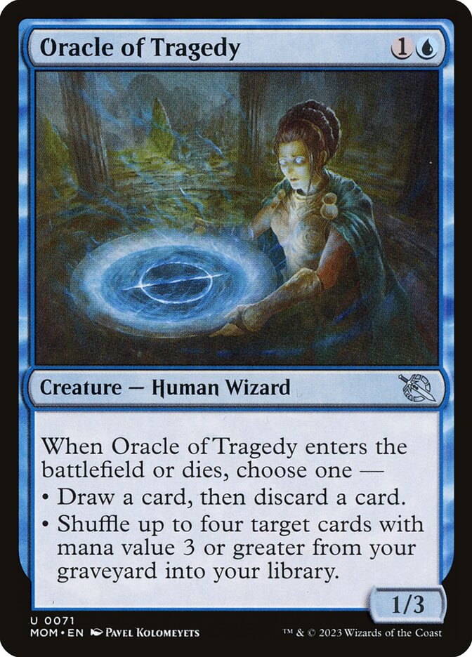 Oracle of Tragedy 71 (March of the Machine)  - Foil | Good Games Adelaide SA