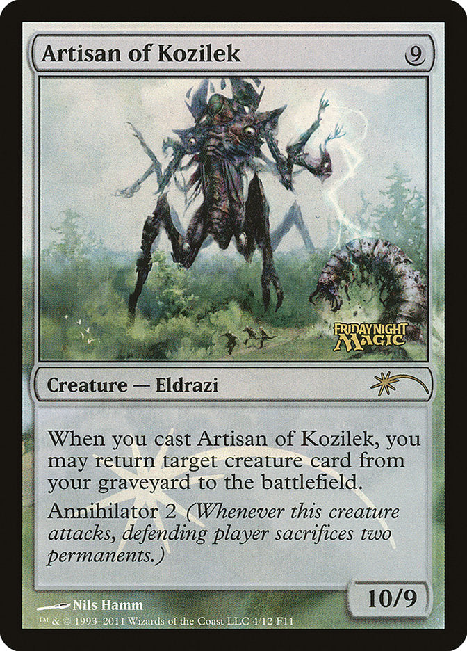Artisan of Kozilek [Friday Night Magic 2011] | Good Games Adelaide SA