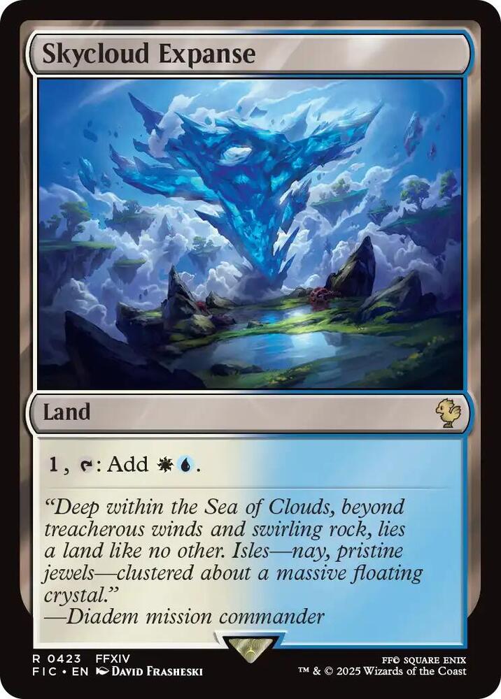 Skycloud Expanse 423 (Commander: FINAL FANTASY)  - Foil | Good Games Adelaide SA
