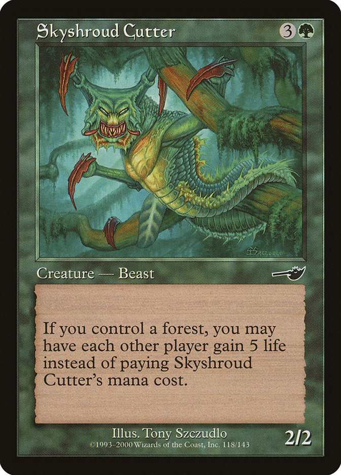 Skyshroud Cutter 118 (Nemesis)  - Foil | Good Games Adelaide SA