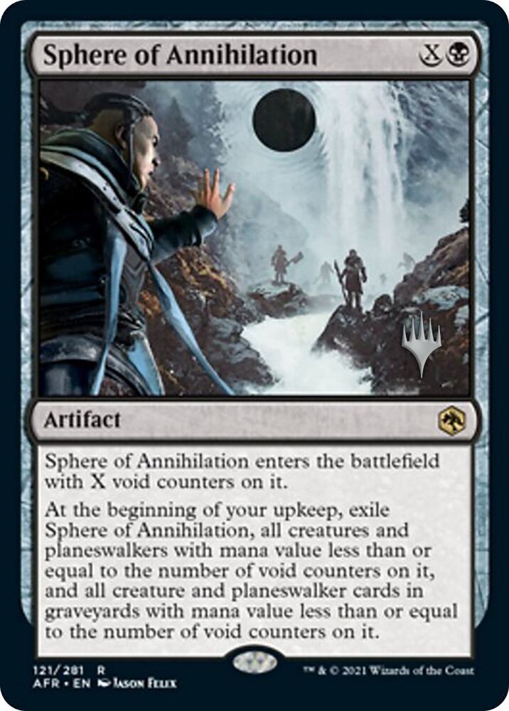 Sphere of Annihilation 121 (Promo Pack: Adventures in the Forgotten Realms)  - Foil | Good Games Adelaide SA
