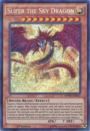 Slifer the Sky Dragon [MVP1-ENS57] Secret Rare | Good Games Adelaide SA
