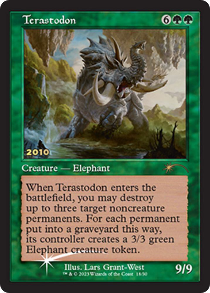 Terastodon 18 (30th Anniversary Promos)  - Foil | Good Games Adelaide SA