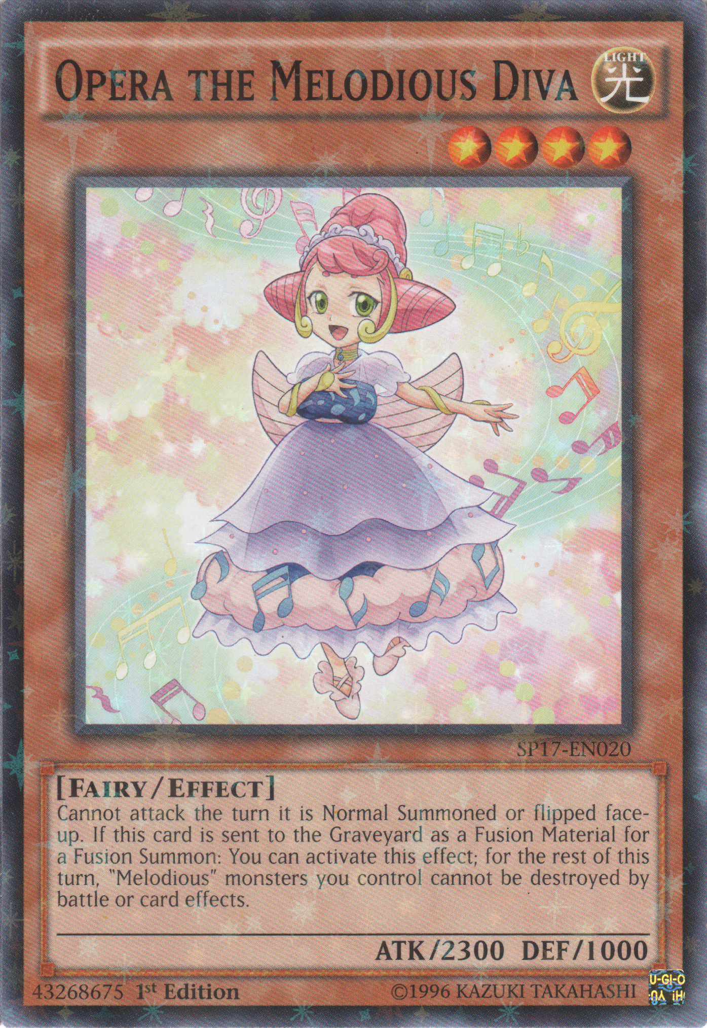 Opera the Melodious Diva [SP17-EN020] Starfoil Rare | Good Games Adelaide SA