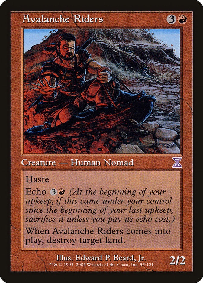Avalanche Riders 55 (Timeshifted)  - Foil | Good Games Adelaide SA