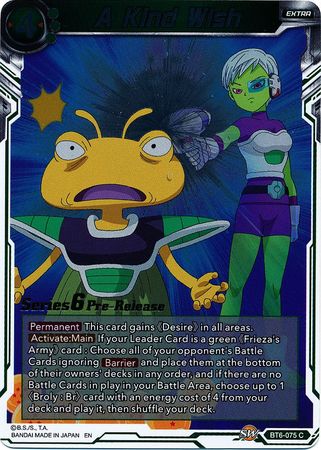 A Kind Wish (Destroyer Kings) [BT6-075_PR] | Good Games Adelaide SA