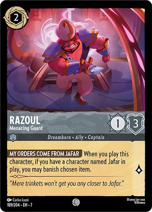 Razoul Menacing Guard 189/204 (Archazia's Island)  | Good Games Adelaide SA