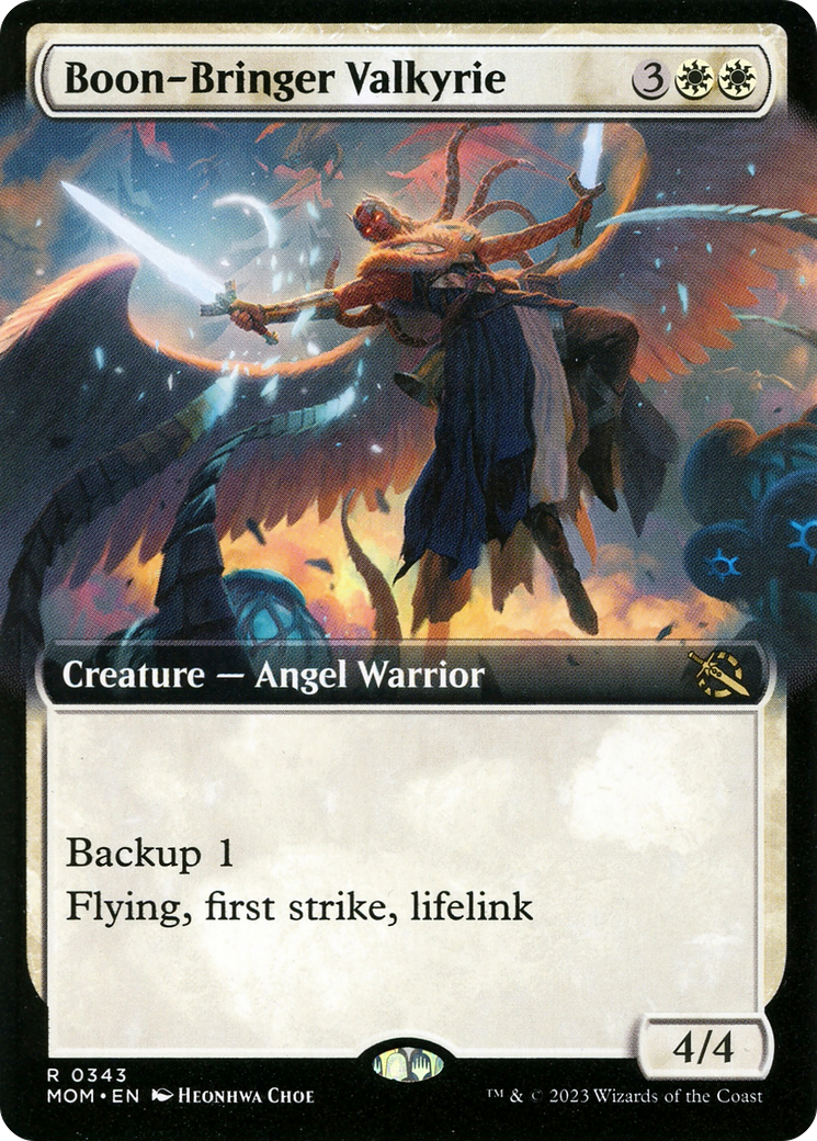 Boon-Bringer Valkyrie (Extended Art) [March of the Machine] | Good Games Adelaide SA