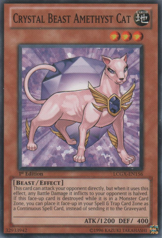 Crystal Beast Amethyst Cat [LCGX-EN156] Common | Good Games Adelaide SA