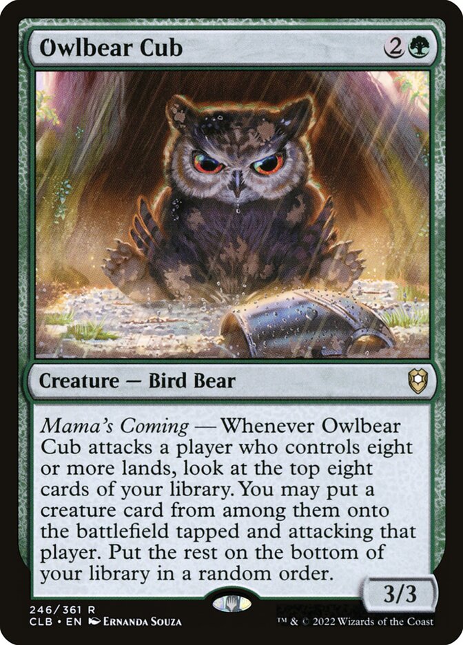 Owlbear Cub 246 (Commander Legends: Battle for Baldur's Gate)  | Good Games Adelaide SA