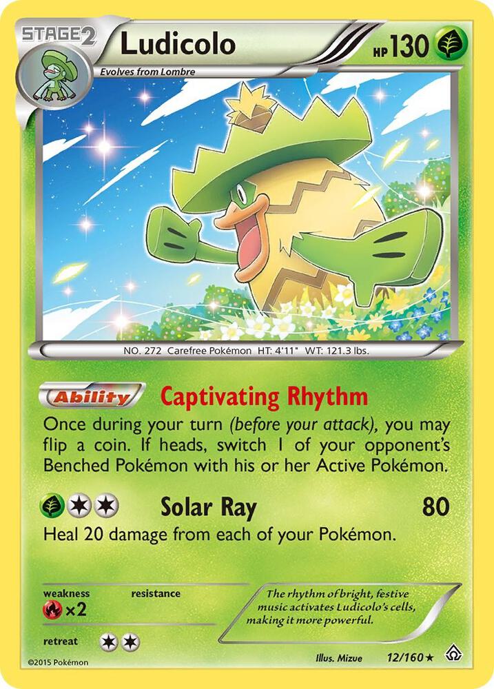 Ludicolo 12/160 (XY - Primal Clash)  - Holofoil | Good Games Adelaide SA