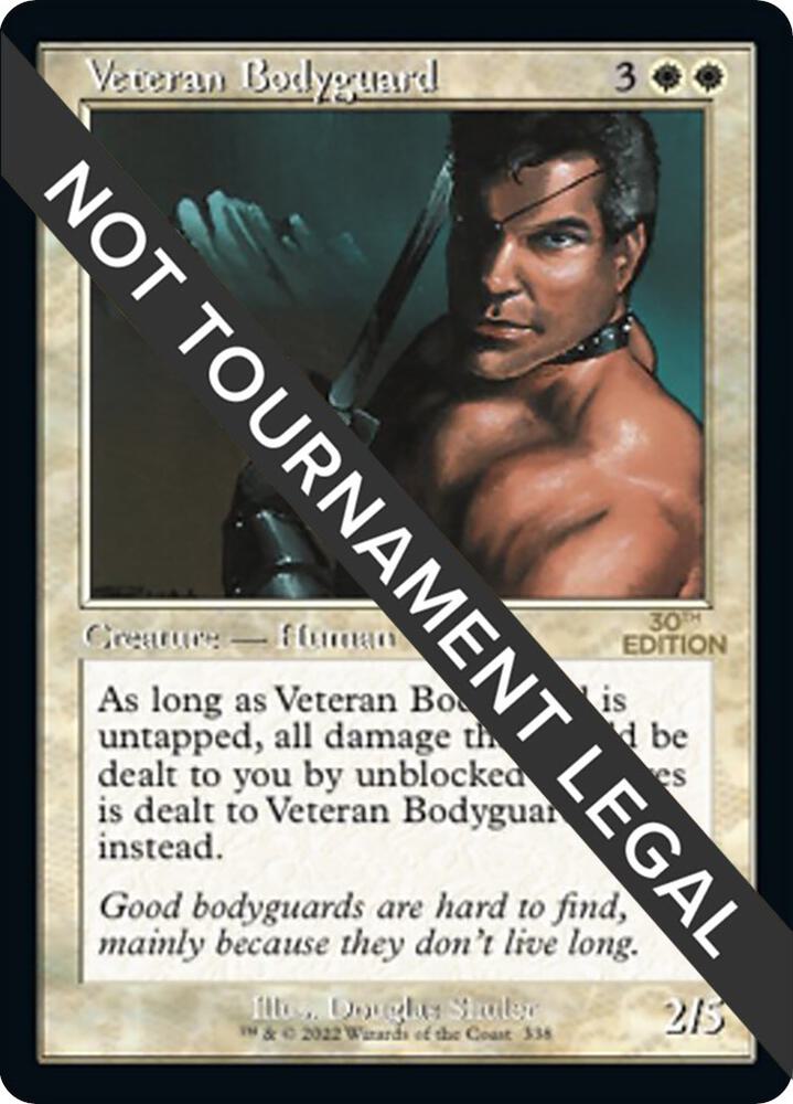 Veteran Bodyguard Retro Frame 338/594 (30th Anniversary Edition)  | Good Games Adelaide SA