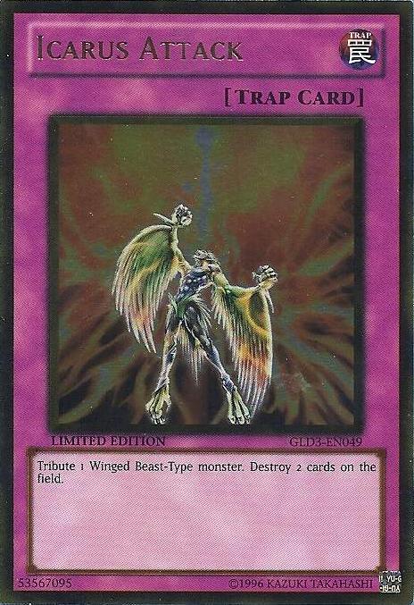 Icarus Attack [GLD3-EN049] Gold Rare | Good Games Adelaide SA