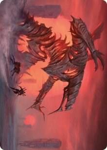 Red Suns Twilight Art Card 33 (Art Series: Phyrexia: All Will Be One)  | Good Games Adelaide SA