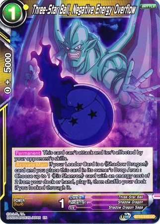 Three-Star Ball, Negative Energy Overflow [BT11-115] | Good Games Adelaide SA