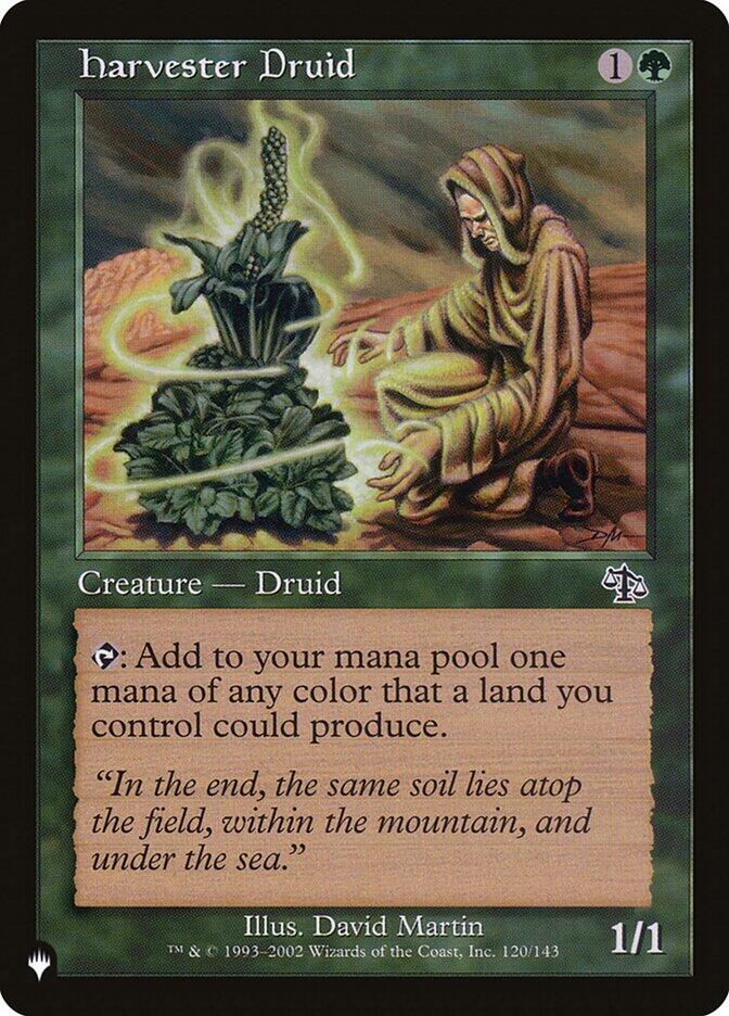 Harvester Druid 120/143 (The List Reprints)  | Good Games Adelaide SA