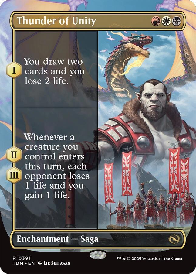 Thunder of Unity 391 (Tarkir: Dragonstorm)  | Good Games Adelaide SA