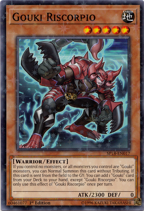 Gouki Riscorpio [SP18-EN017] Starfoil Rare | Good Games Adelaide SA