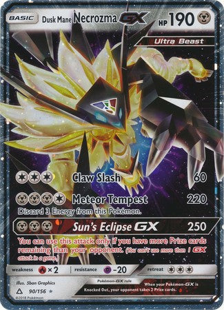 Dusk Mane Necrozma GX (90/156) (Jumbo Card) [Sun & Moon: Ultra Prism] | Good Games Adelaide SA