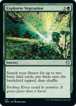 Explosive Vegetation 132 (Commander: Dominaria United)  | Good Games Adelaide SA