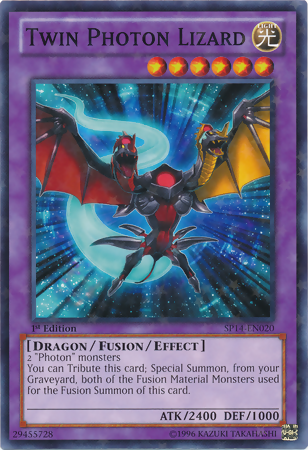 Twin Photon Lizard [SP14-EN020] Starfoil Rare | Good Games Adelaide SA