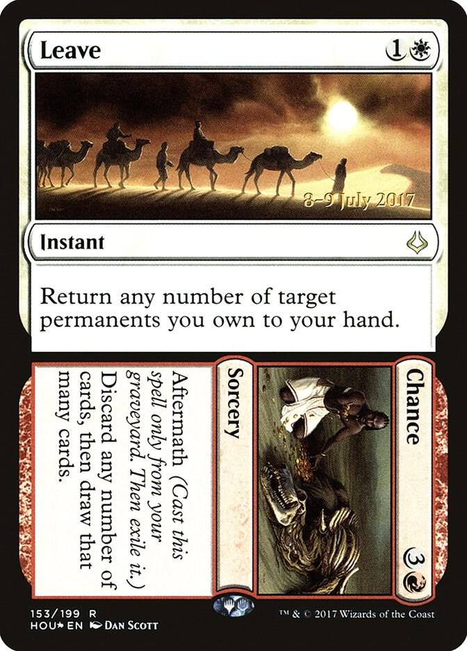 Leave Chance 153 (Prerelease Cards)  - Foil | Good Games Adelaide SA